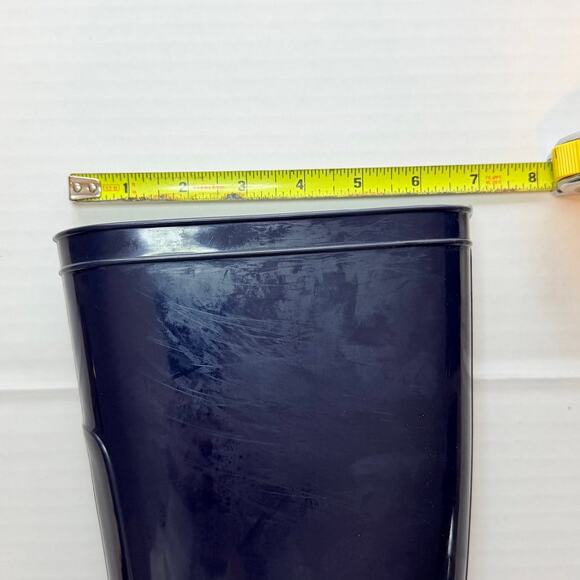 Jack Rogers Women’s 7 Waterproof Rain Boots Blue Tall Shaft Bow Accent Excellent - Picture 10 of 10